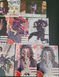 Kokushibo Card Lot 9 Cards Demon Slayer CCG Anime Upper Rank Demon - Image 3