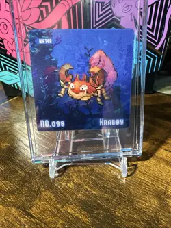 Pokemon Chinese EIF Gameboy Lenticular Krabby & Kingler - Image 1