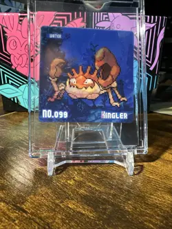 Pokemon Chinese EIF Gameboy Lenticular Krabby & Kingler - Image 2