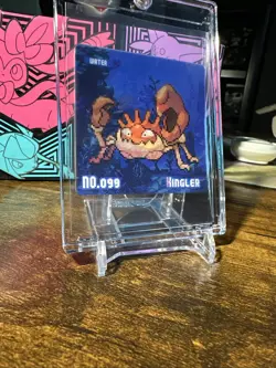 Pokemon Chinese EIF Gameboy Lenticular Krabby & Kingler - Image 3