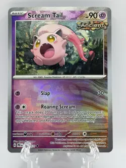 Scream Tail (Master Ball Pattern) 042/131 Sv: Prismatic Evolutions POKEMON NM - Image 1
