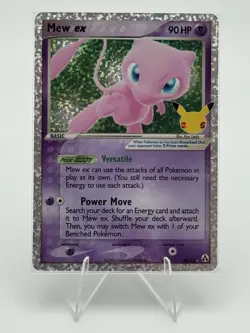 Mew ex 88/92 Celebrations: Classic Collection Holo Pokemon TCG NM - Image 1