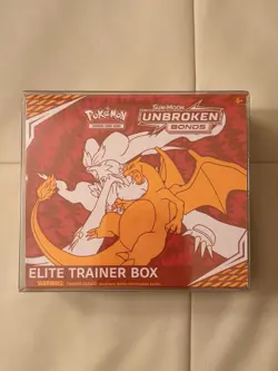 Pokemon TCG: Sun & Moon Unbroken Bonds ETB Sealed w/ Plastic Display Case - Image 1
