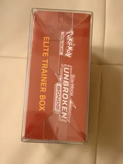 Pokemon TCG: Sun & Moon Unbroken Bonds ETB Sealed w/ Plastic Display Case - Image 5