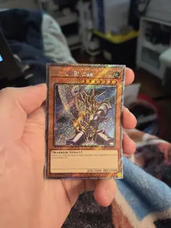 Yugioh Buster Blader RA04-EN115 1st Platinum Secret Rare - Image 1