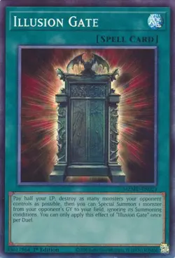 MZMU-EN023 Illusion Gate Collector's Rare 1st Edition YuGiOh - Image 1