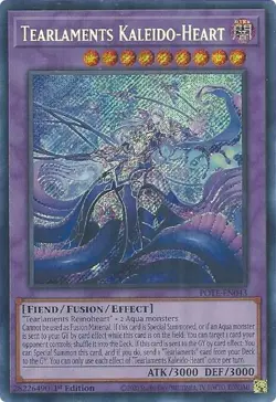 Yu-Gi-Oh! TCG Tearlaments Kaleido-Heart POTE-EN043 Secret Rare NM - Image 1