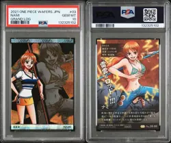 PSA10 One Piece Wafers Card Nami - Image 1