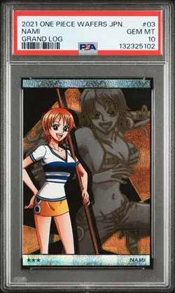 PSA10 One Piece Wafers Card Nami - Image 2