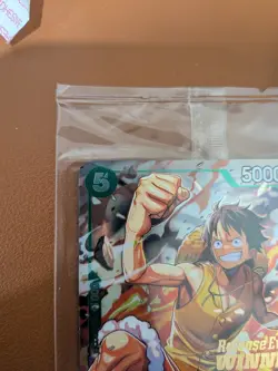 Monkey.D.Luffy P-135 Winner Stamp OP16 Pre-Release Event Promo Card Sealed - Image 4