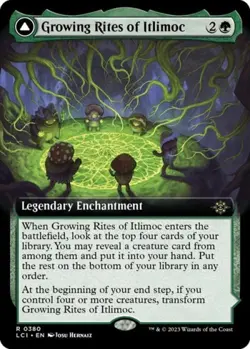 MTG English Growing Rites of Itlimoc (Extended Art) NM Foil - Image 1