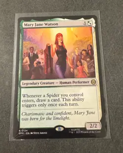 MTG #134 *RARE* Mary Jane Watson Marvel's Spider-Man (SPM) NM Card - Image 1