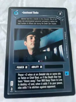 Decipher Star Wars CCG Dagobah LIEUTENANT VENKA Card NM - Image 1