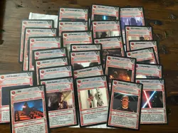 Star Wars CCG Cloud City Lot of 27 INTERRUPT Cards Never Played - Image 1