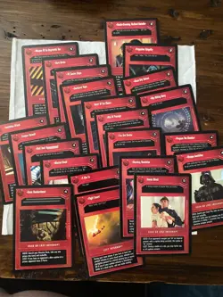 Star Wars CCG Cloud City Lot of 22 INTERRUPT Cards Never Played - Image 1