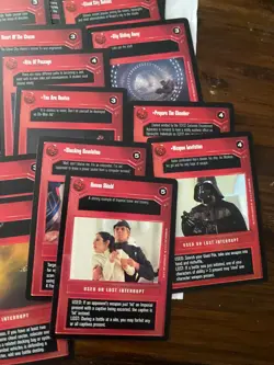 Star Wars CCG Cloud City Lot of 22 INTERRUPT Cards Never Played - Image 4