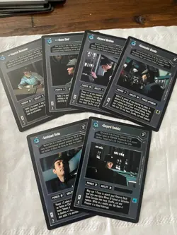 Star Wars CCG Dagobah Lot of 6 IMPERIAL CHARACTER Cards Never Played - Image 1