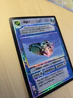 Star Wars CCG Hoth L/S Limited BB unplayed Card Rogue 1 Foil Reflections - Image 3