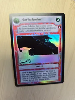 Star Wars CCG Hoth L/S Limited BB unplayed Card Reflections Echo Base Operations - Image 1