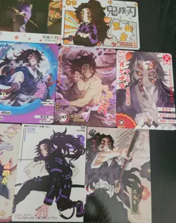 Kokushibo Card Lot 9 Cards Demon Slayer CCG Anime Upper Rank Demon - Image 3