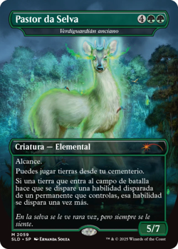 1 x Pastor da Selva - Verdiguardin anciano - Secret Lair - NM-Mint - MTG - Image 1