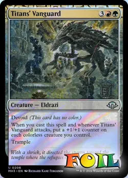 Titans' Vanguard 0206 MTG Modern Horizons 3 Uncommon NP Foil - Image 1