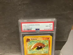 1999 Pokemon Kabuto King Fossil 1st Edition Card 50/62 PSA 8.5 RARE Grade POP 6 - Image 4