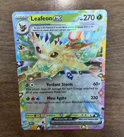Pokemon TCG Leafeon EX Double Rare Holo Card 006/131 Prismatic Evolutions - Image 1