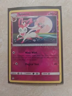 Pokemon Sylveon 87/131 SM Forbidden Light Stage 1 90 HP Reverse Holo Uncommon - Image 1