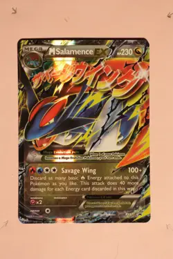 Pokemon Mega Salamence EX #XY171 XY Holo Card Promo M Salamence EX - Image 1