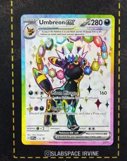 2025 POKEMON SVP EN-SV BLACK STAR PROMO #176 UMBREON EX - Image 1