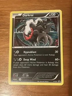 Darkrai XY22 Pokemon Black Star Promo 2014 Holo MP - Image 1