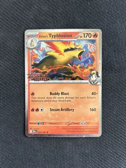 Pokemon TCG Ethan's Typhlosion 034/182 Destined Rivals Stamped! NM Condition! - Image 1