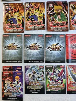 Konami YuGiOh TCG Official Rulebooks Guides Deck Zones LOT 60+ Version 1 to 9.1 - Image 2
