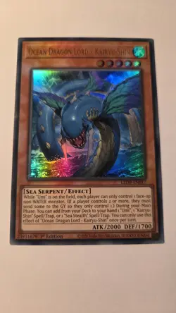 Ocean Dragon Lord - Kairyu-Shin - LED9-EN017 - Ultra Rare 1st - Yu-Gi-Oh VLP - Image 1
