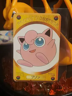 Jigglypuff Pokemon Card Televi-kun Magazine appendix Shogakukan Nintendo Japan - Image 1