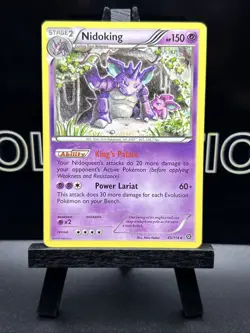 Pokemon Card Nidoking Steam Siege Rare 45/114 Regular Near Mint - Image 2