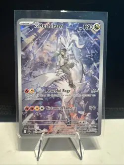 Pokemon TCG N's Reshiram Holo Card 167/159 Sv09: Journey Together Illustration - Image 1
