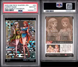 PSA10 One Piece Wafers Card Nami Carrot - Image 3