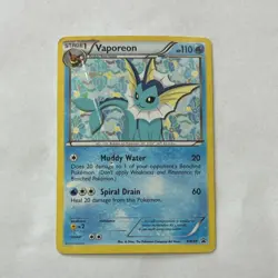 Vaporeon BW89 Black Star Promo Holo Pokemon Card – Lightly Played - Image 1
