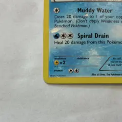 Vaporeon BW89 Black Star Promo Holo Pokemon Card – Lightly Played - Image 2