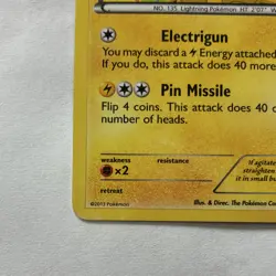 Pokemon Jolteon BW91 Black & White Promo Holo Stage 1 2013 90 HP Card - Image 2
