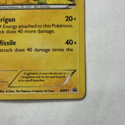 Pokemon Jolteon BW91 Black & White Promo Holo Stage 1 2013 90 HP Card - Image 3