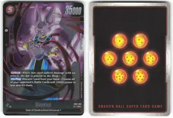 Beerus FB01-023 SR Dragon Ball Super Card - Image 1