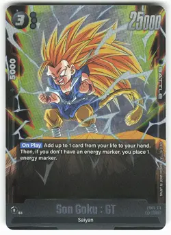 Son Goku : GT FB03-111 SR Dragon Ball Super Card - Image 2