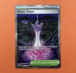 Pokemon TCG Prism Tower Chaos Rising Trainer Card Holo Full Art 111/086 *NM* - Image 1