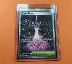 Pokemon TCG Prism Tower Chaos Rising Trainer Card Holo Full Art 111/086 *NM* - Image 5