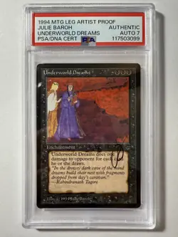 Underworld Dreams Legends MTG Autographed Artist Proof PSA Authentic PSA Auto 7 - Image 2