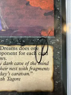 Underworld Dreams Legends MTG Autographed Artist Proof PSA Authentic PSA Auto 7 - Image 3