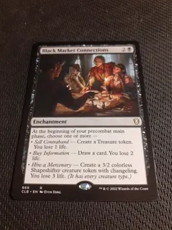 MTG | Black market connections | NON-FOIL | CLB R0669 | NM/M - Image 1